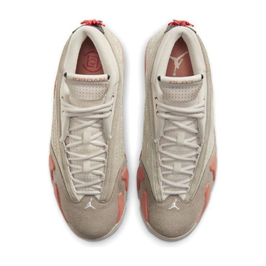 CLOT x Air Jordan 14 Low SP "Terracotta"
