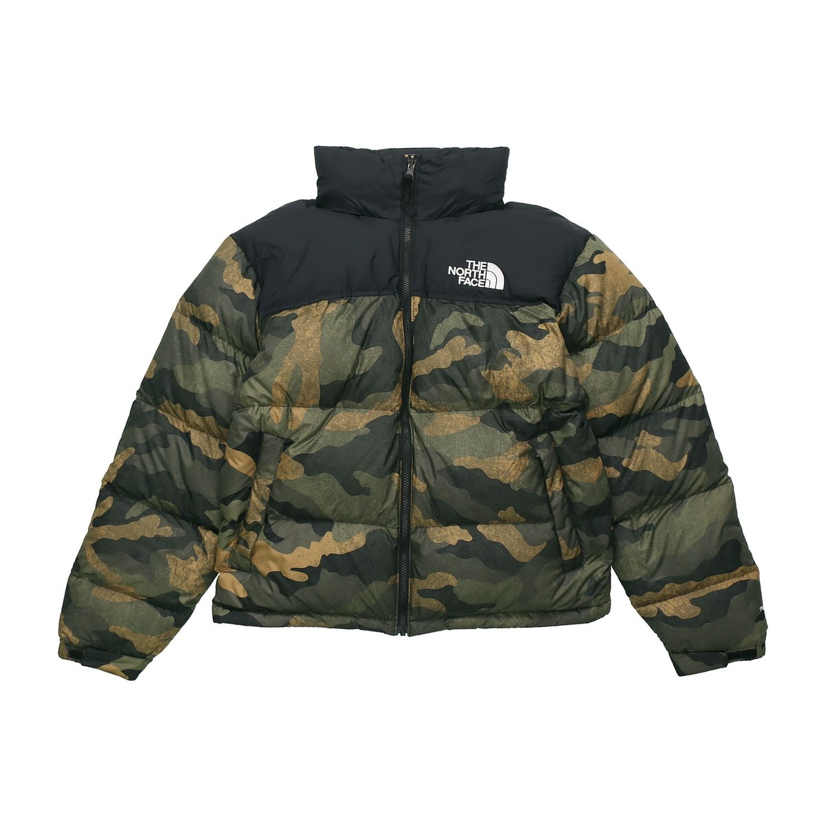 The North Face 1996 Retro Nuptse Jacket Green Camo
