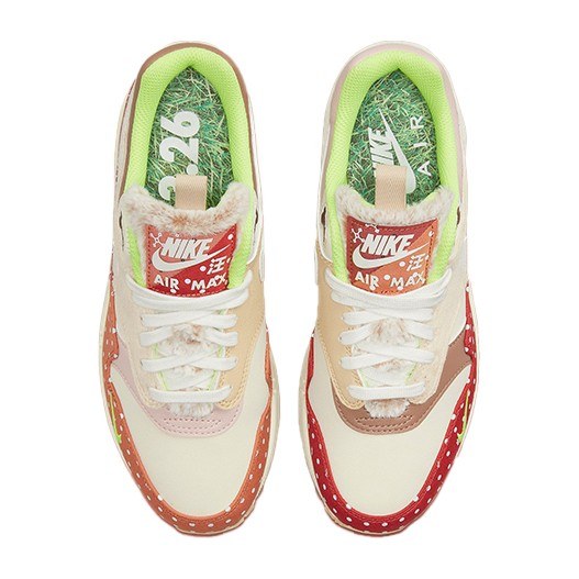 Nike Air Max 1 PRM "Best Friend" Khaki Red