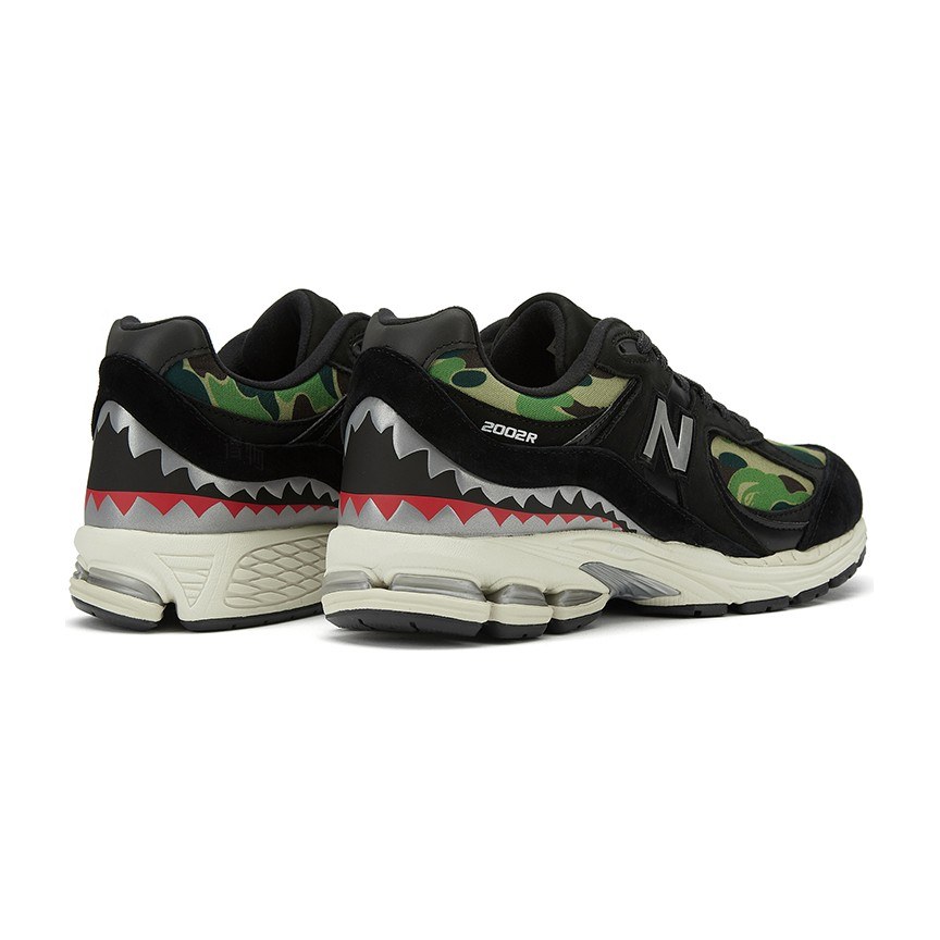 A BATHING APE x New Balance 2002R Black Camo