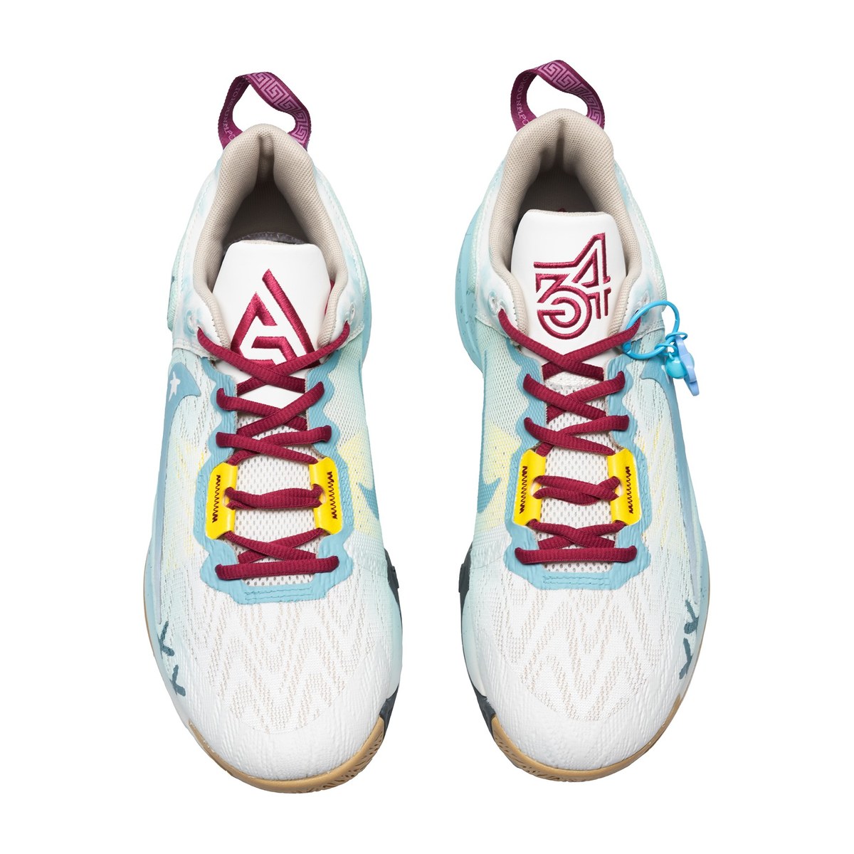Nike Giannis Immortality 2 White Yellow Blue
