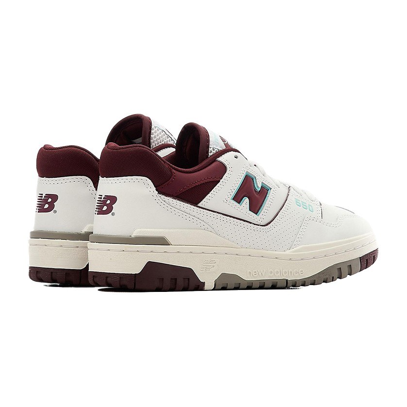 New Balance 550 White Burgundy