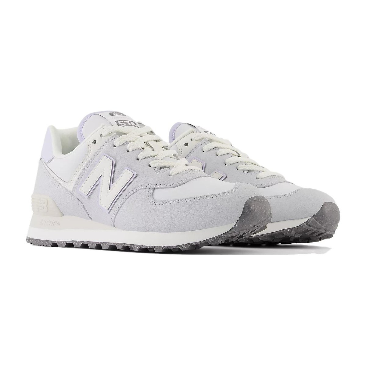 New Balance 574 Light Purple White