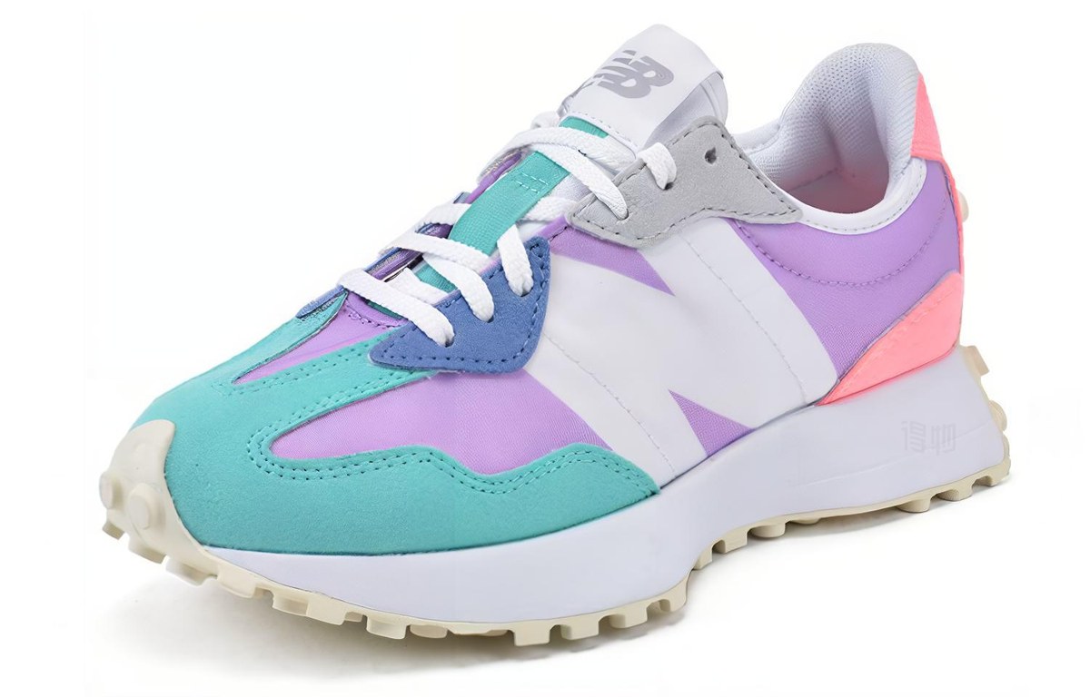 New Balance 327 Green Purple Pink