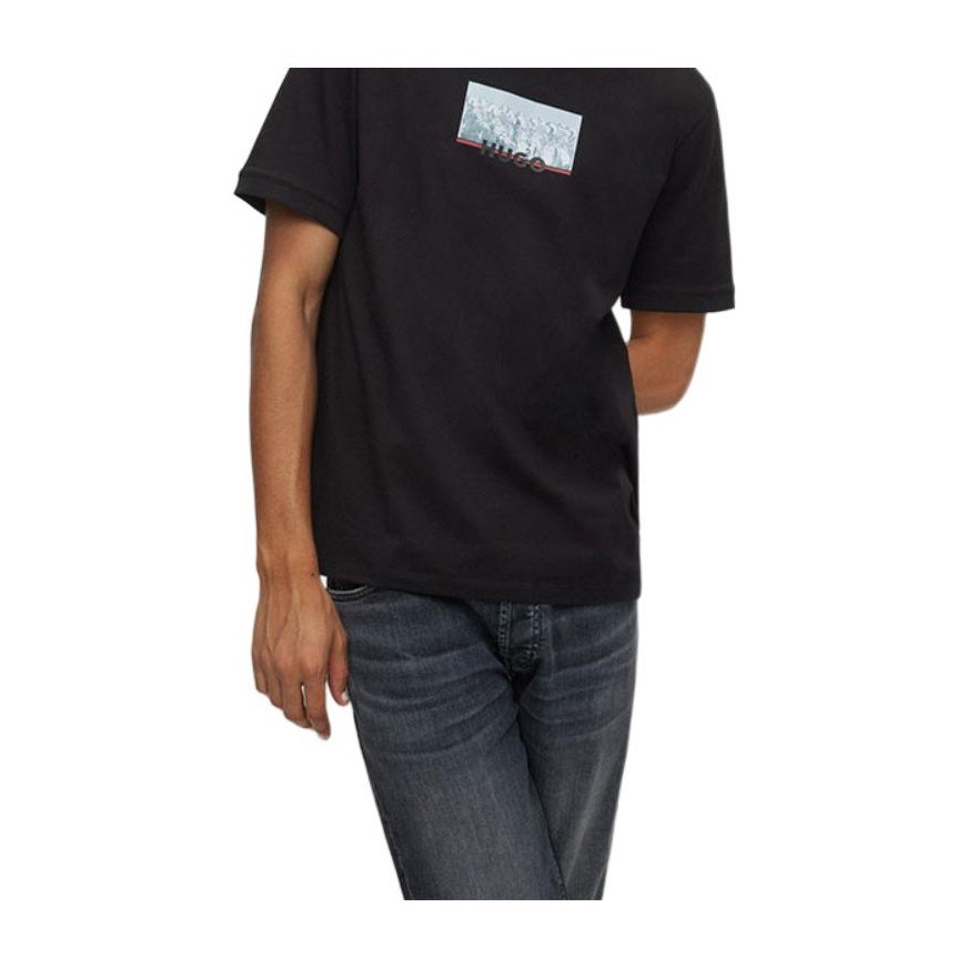 HUGO BOSS SS22 Robot Art Tee Black