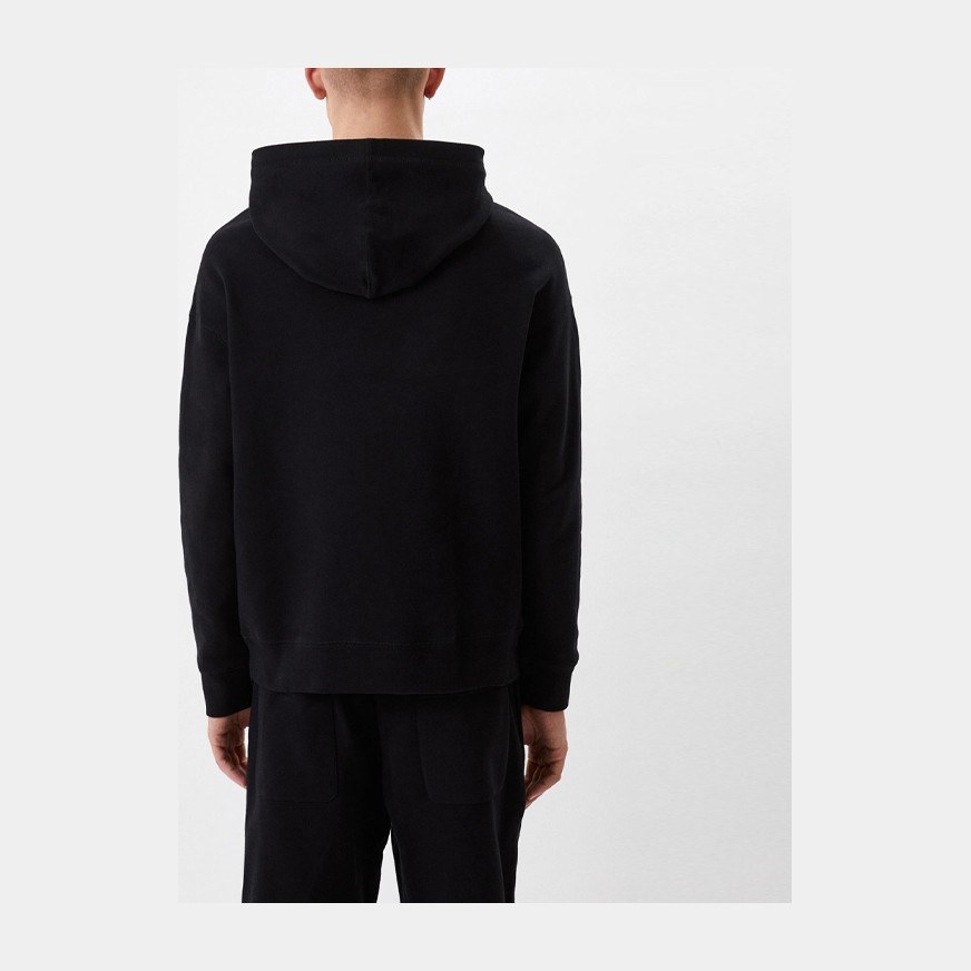 Emporio Armani Fleece Hoodie Black