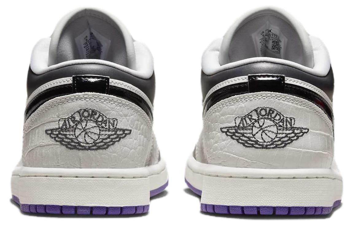 Jordan Air Jordan 1 Low SE White Black Purple