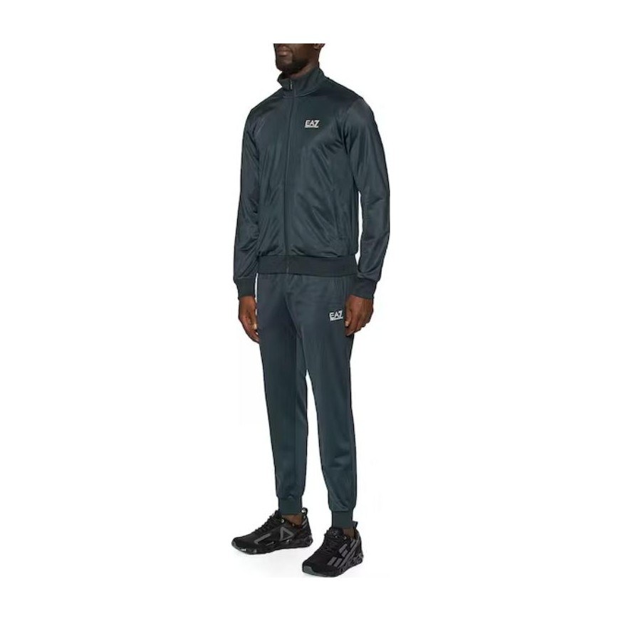 Emporio Armani EA7 Logo Print Tracksuit Navy