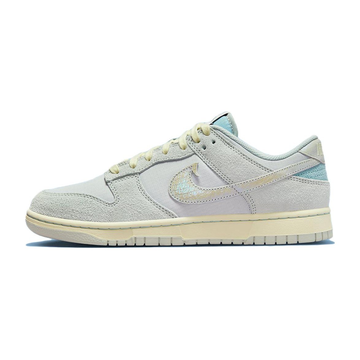 Nike Dunk Low "Gone Fishing" Light Silver Ocean Bliss