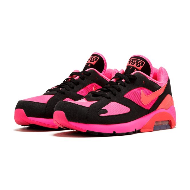 CDG x Nike Air Max 180 Black Pink