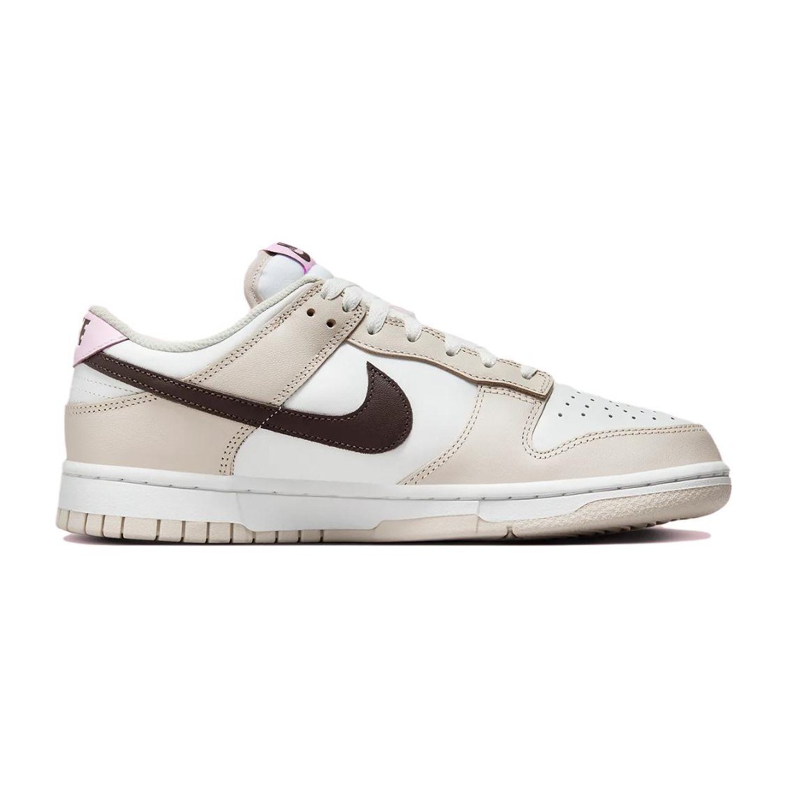 Nike Dunk Low White Pink Brown