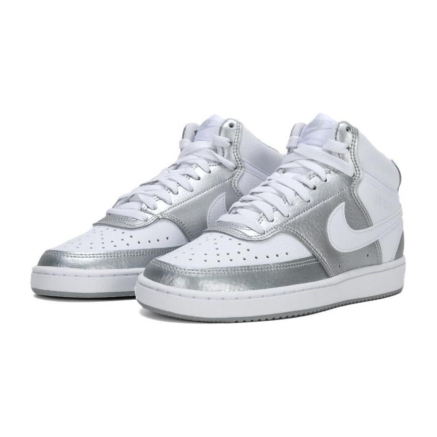 Nike Court Vision Mid Silver White