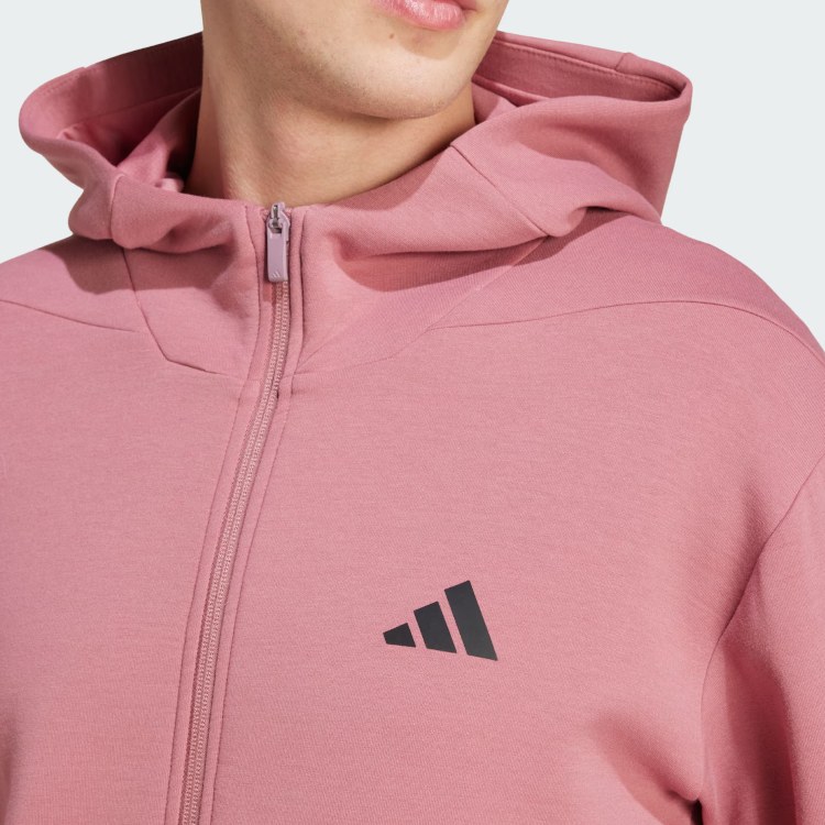 adidas AEROREADY FW24 TRAINING FULL-ZIP TRACK JACKET logo