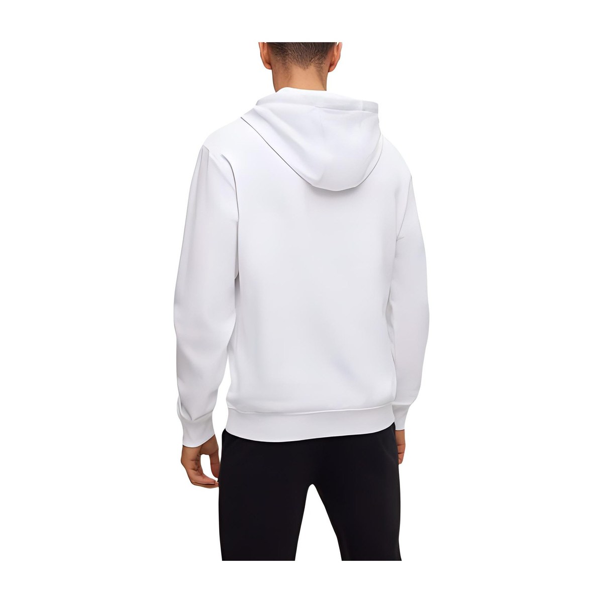 HUGO BOSS Logo Hoodie White