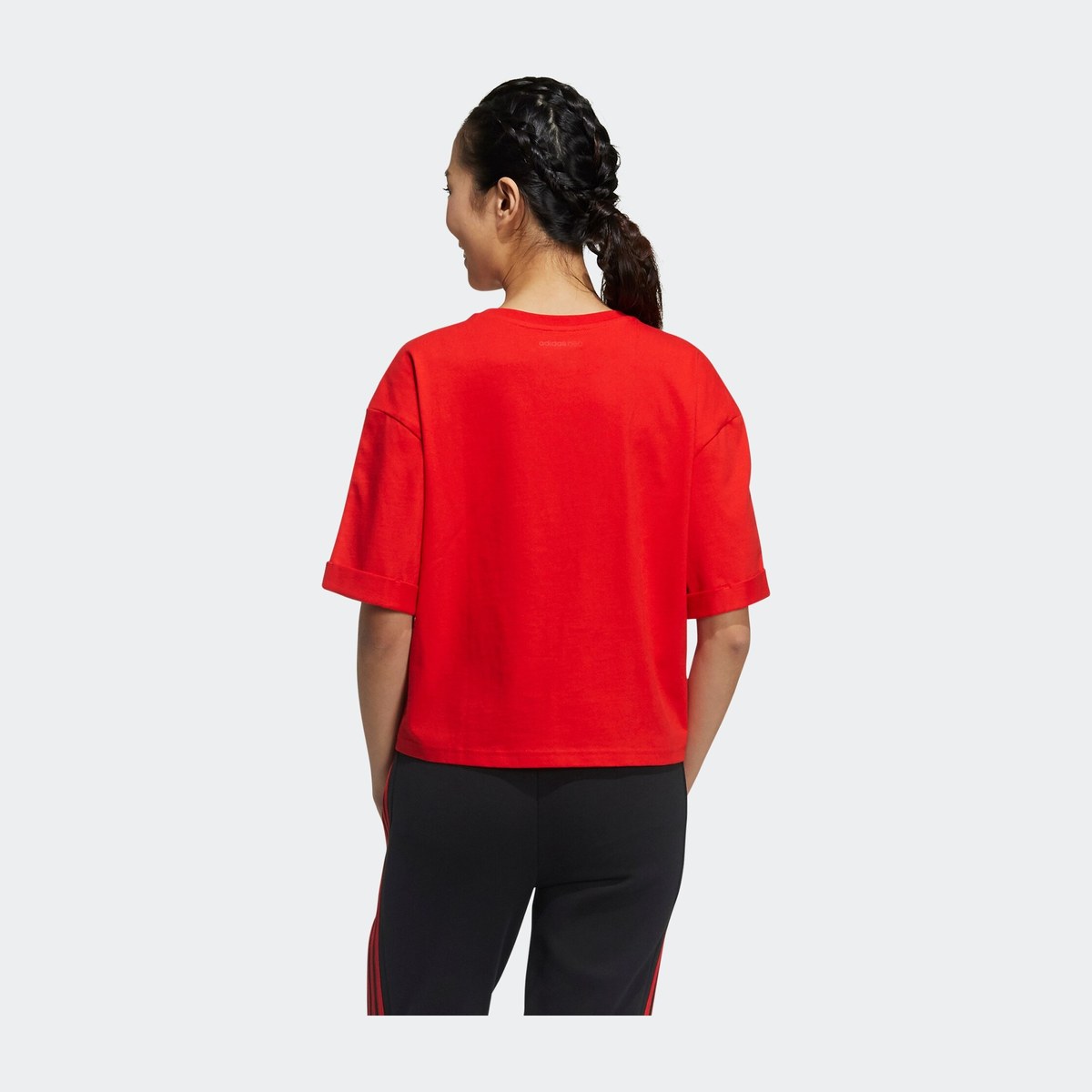 adidas neo CNY Dopamine T-shirt Red