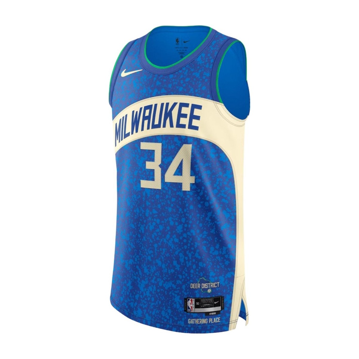 Nike x NBA Milwaukee Bucks 202324 Giannis Antetokounmpo Authentic City Edition