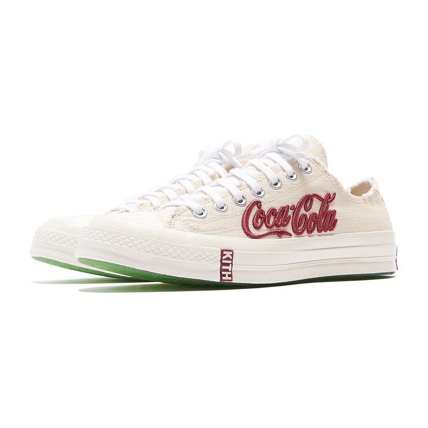 KITH x Converse Chuck Taylor All Star Low Beige Red