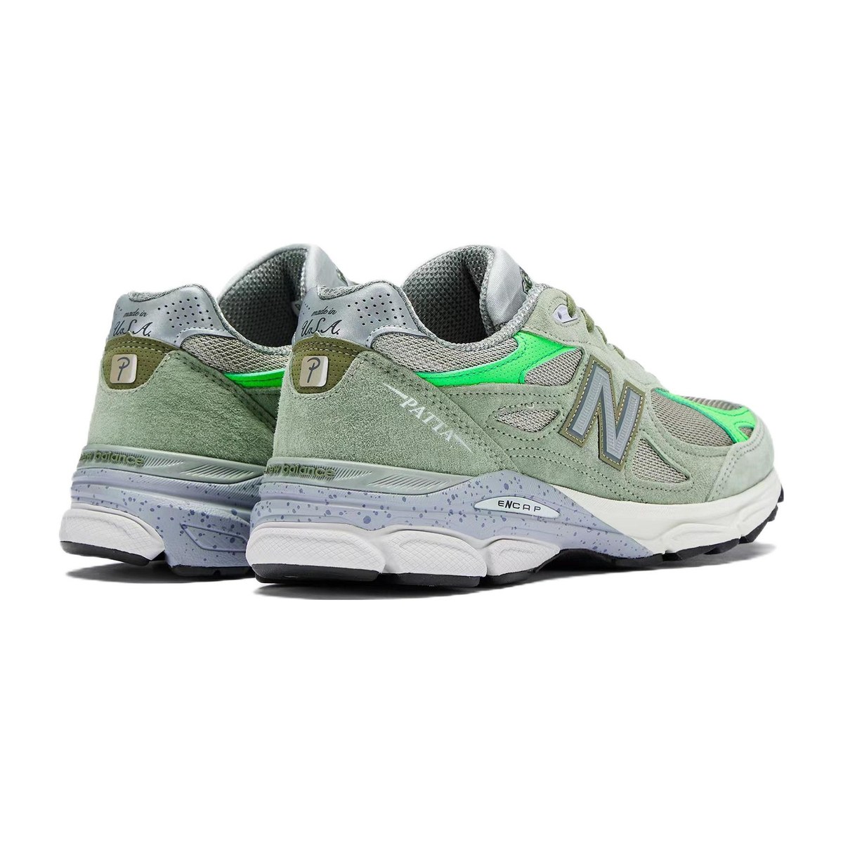 Patta x New Balance 990 V3 Light Olive