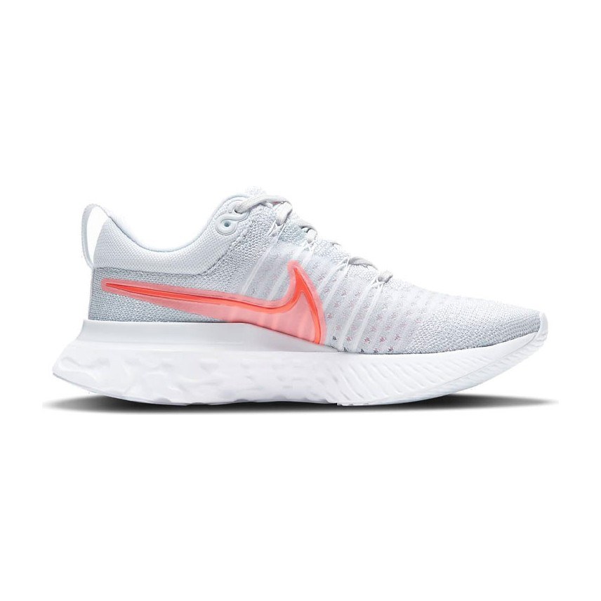 Nike React Infinity Run Flyknit 2 Silver Orange