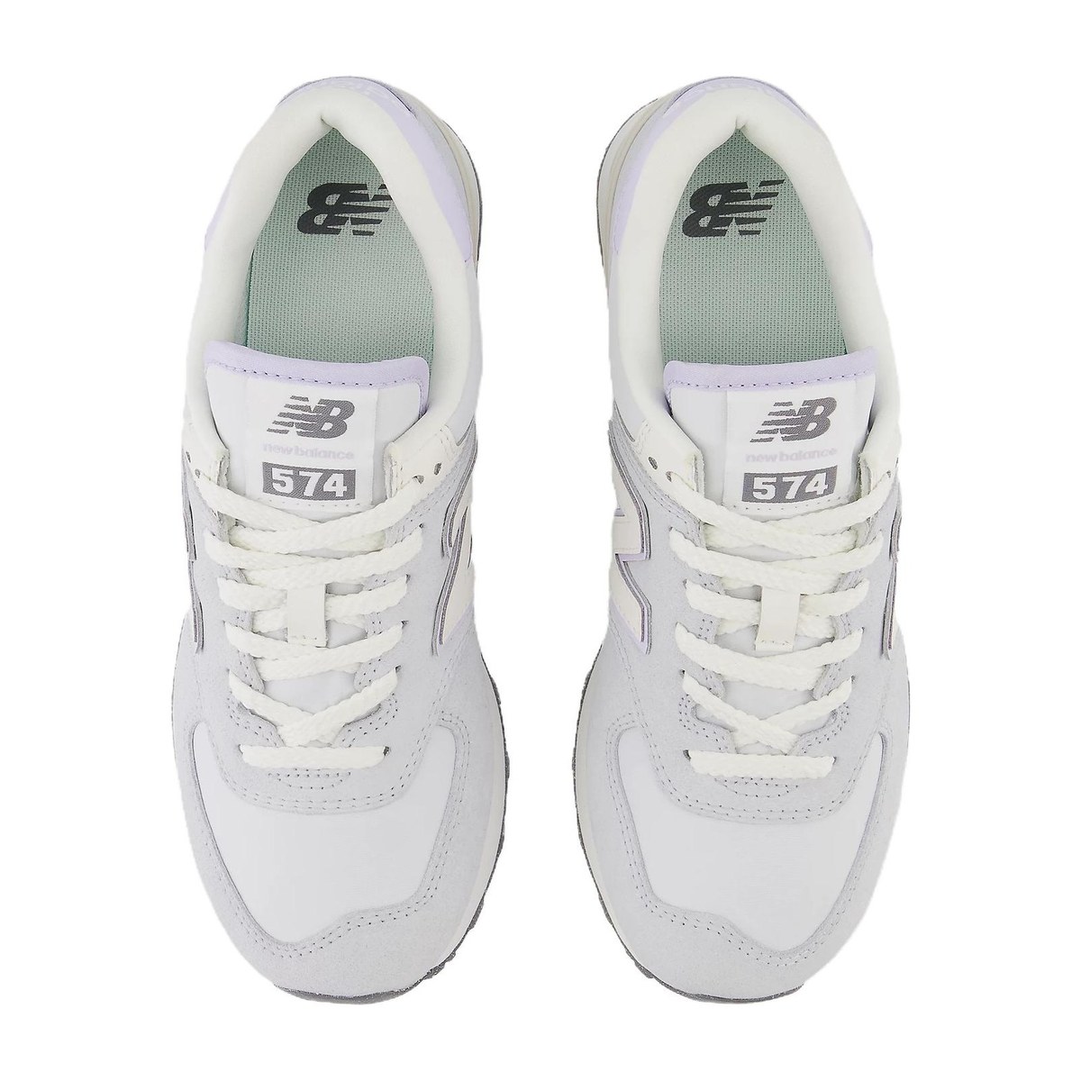 New Balance 574 Light Purple White