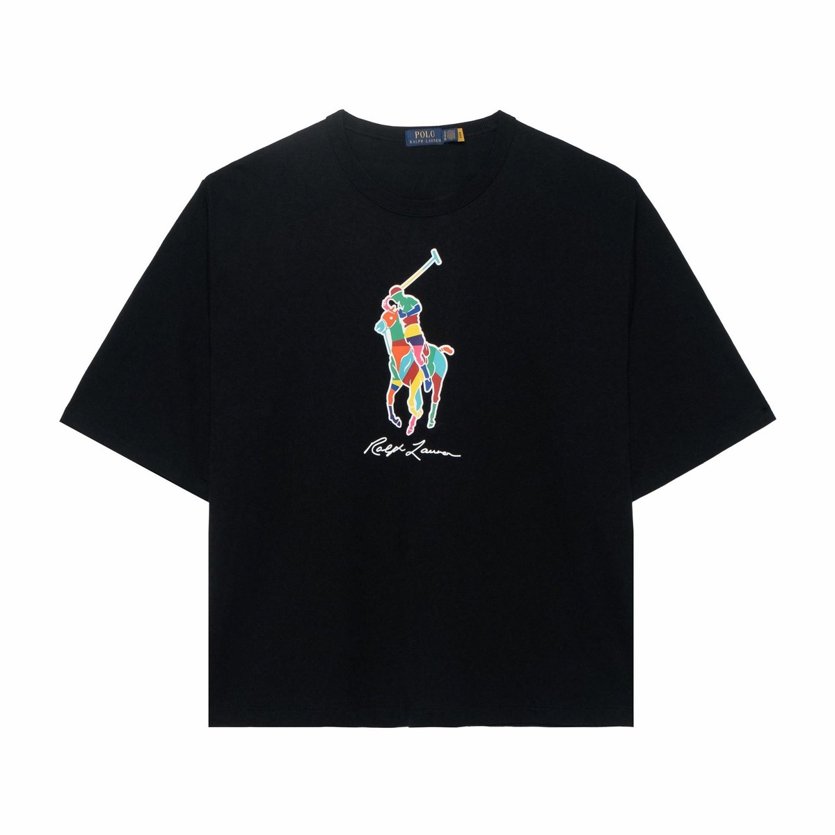 Polo Ralph Lauren Relaxed Fit Big Pony Jersey T-Shirt Black