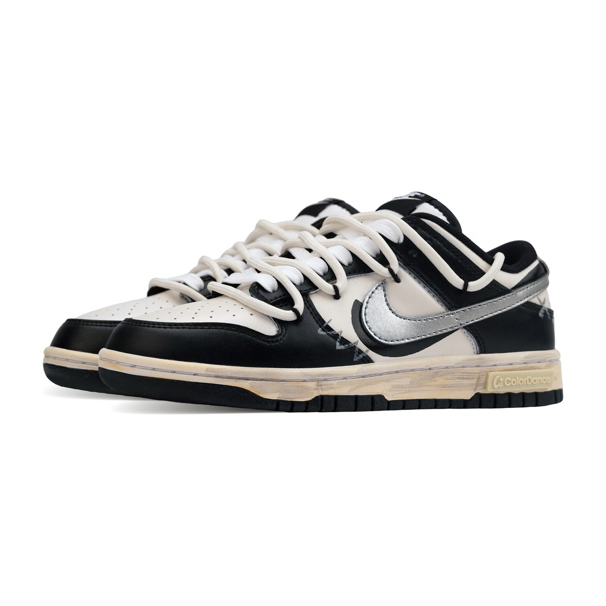 Nike Dunk Leather 806 Planet Silver Ink 2
