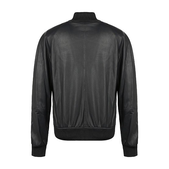 Emporio Armani Logo Zip Jacket Black