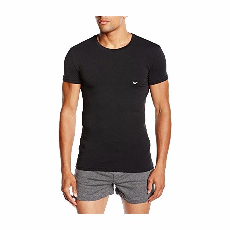Emporio Armani SS22 Logo T-Shirt Black