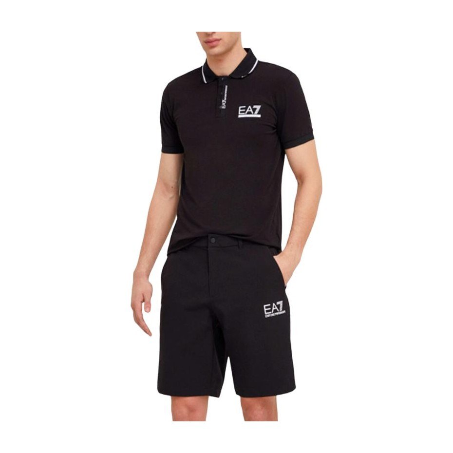 Emporio Armani EA7 Black Shorts
