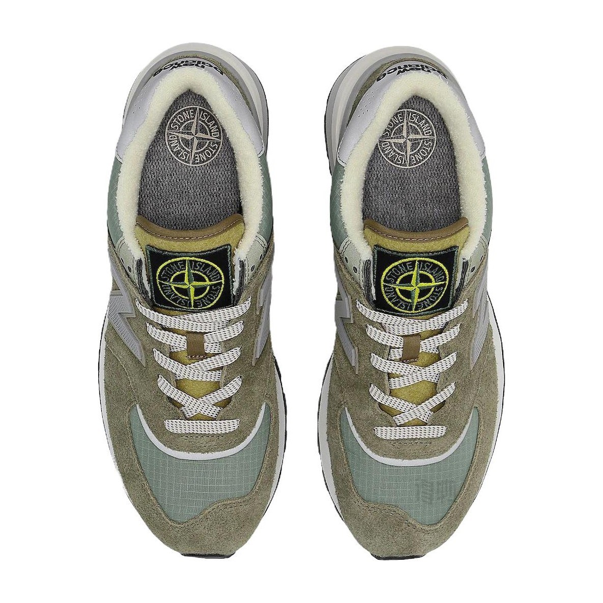 STONE ISLAND x New Balance 574 Grey Brown