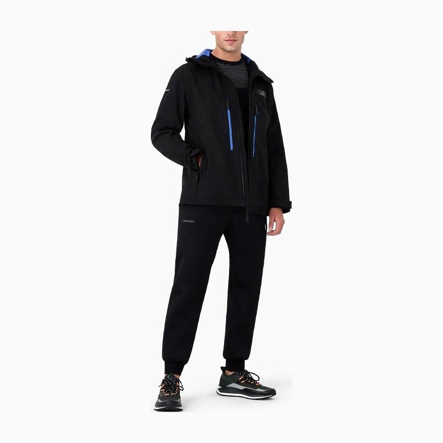 Emporio Armani EA7 Hoodie Jacket Black