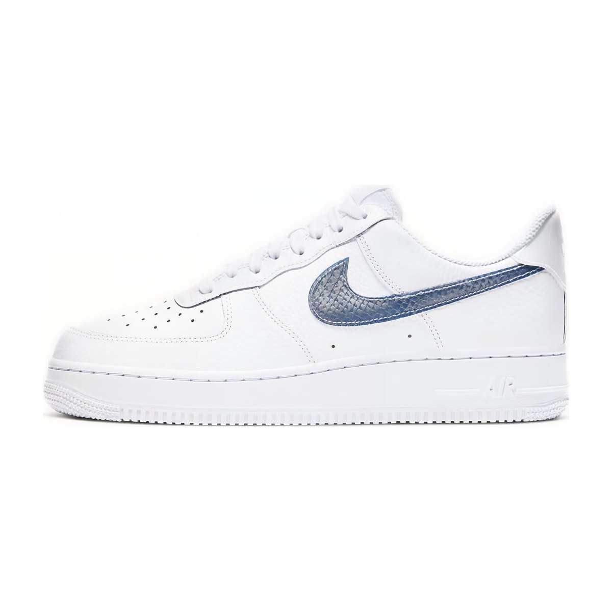 Nike Air Force 1 Low White Blue Snakeskin