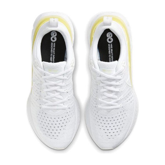 Nike React Infinity Run Flyknit 2 White Yellow