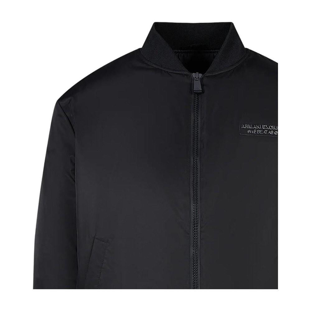 Armani Exchange FW23 Black Cotton Jacket