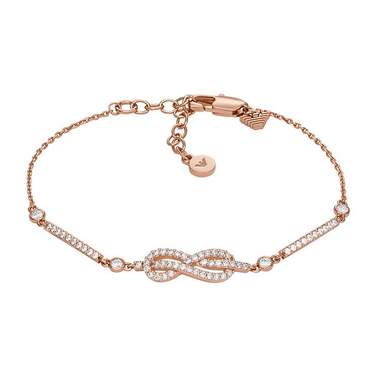 Armani Infinite Love Bracelet Rose Gold