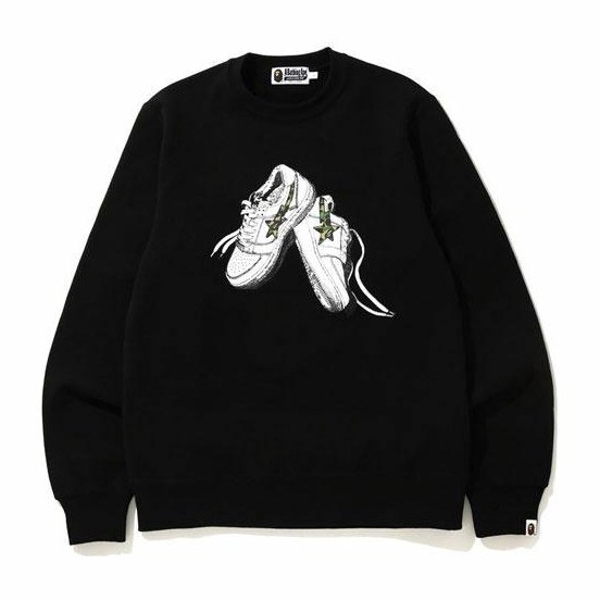 A BATHING APE Bape STA Crewneck Sweatshirt