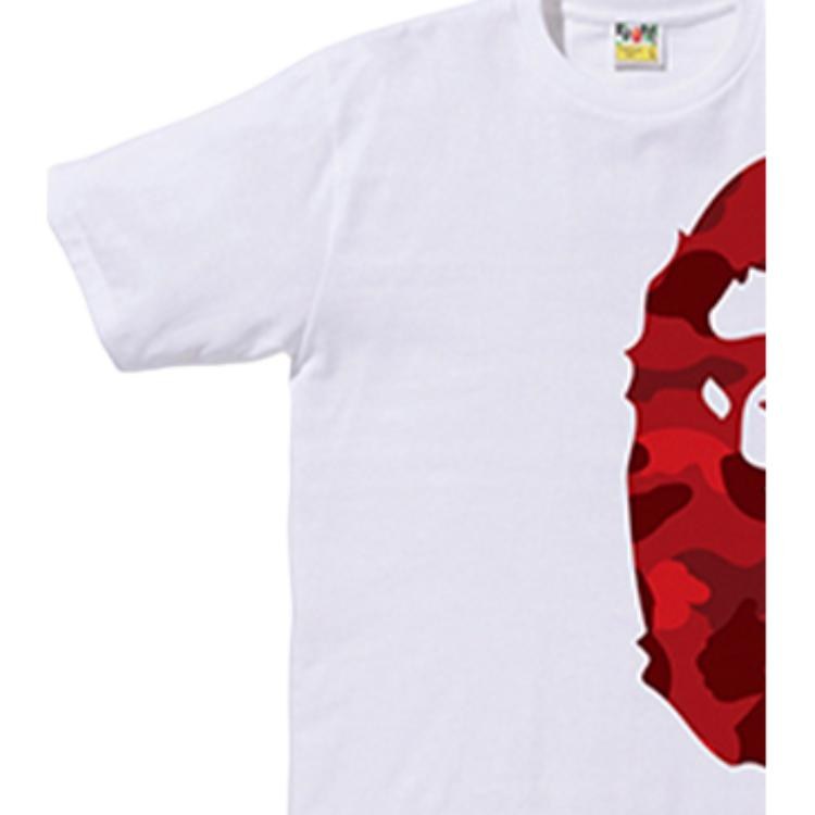 BAPE Color Camo Side Big Ape Head Tee White