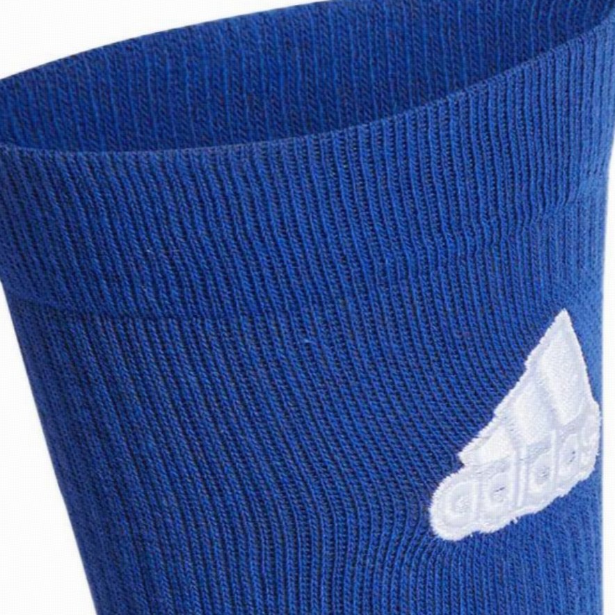 adidas Printed Logo Crew Socks Blue