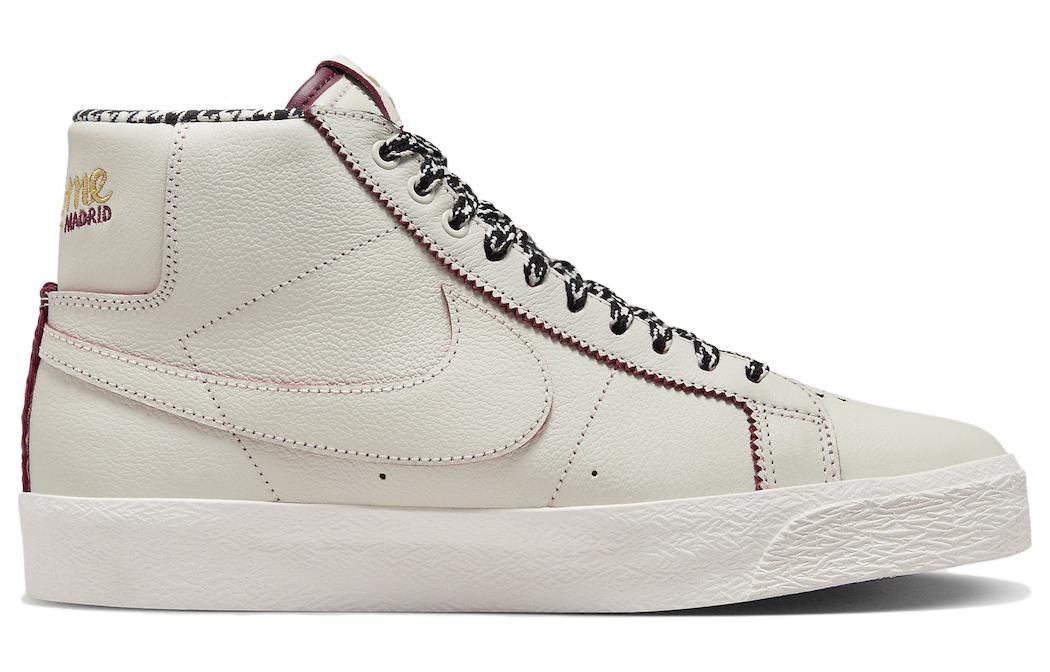 Welcome Skateboarding x Nike Blazer Mid White Silver