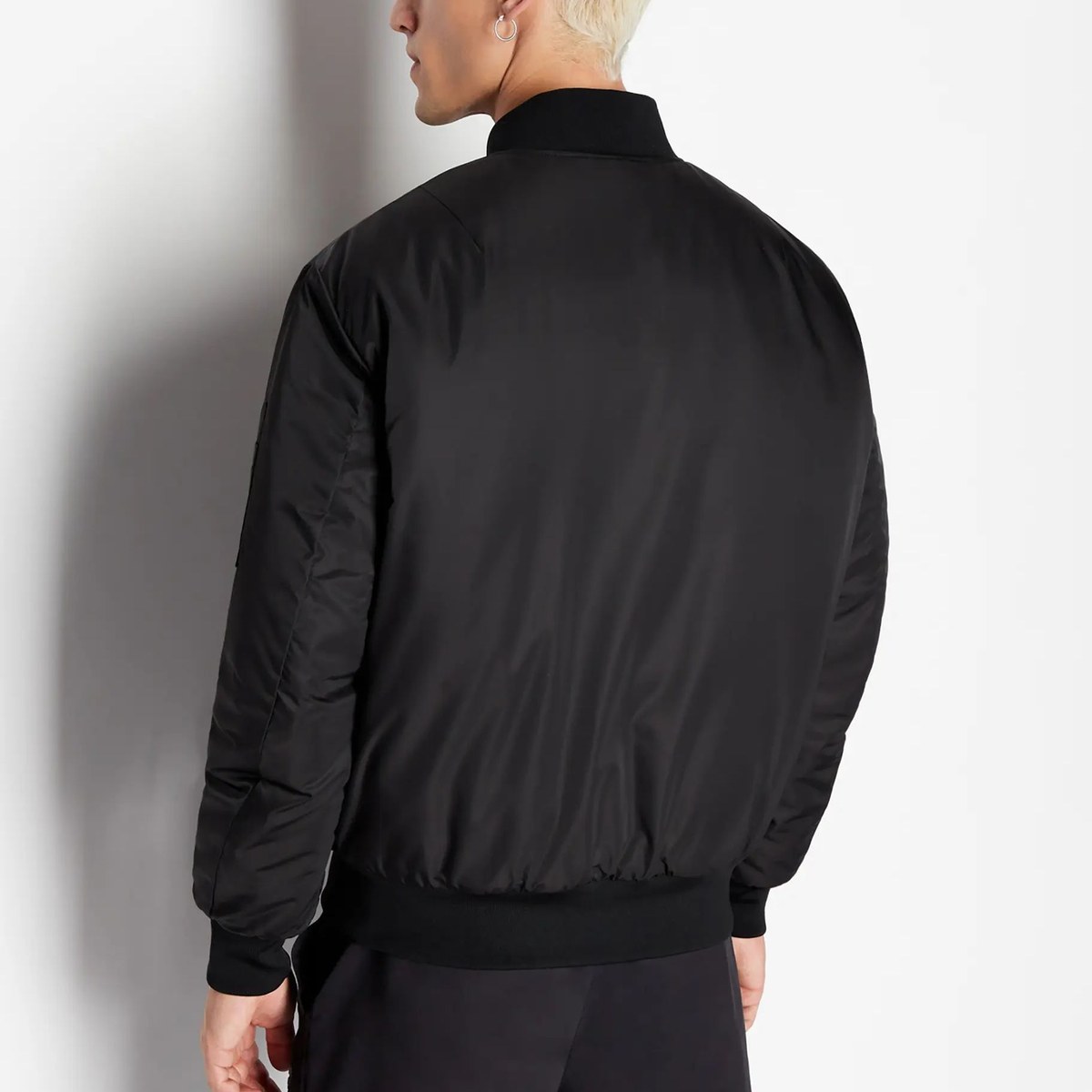 Armani Exchange FW23 Black Cotton Jacket
