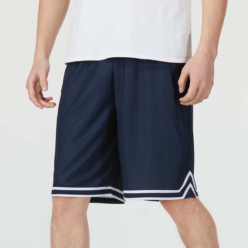 Under Armour SS24 Colorblock Basketball Pants Blue