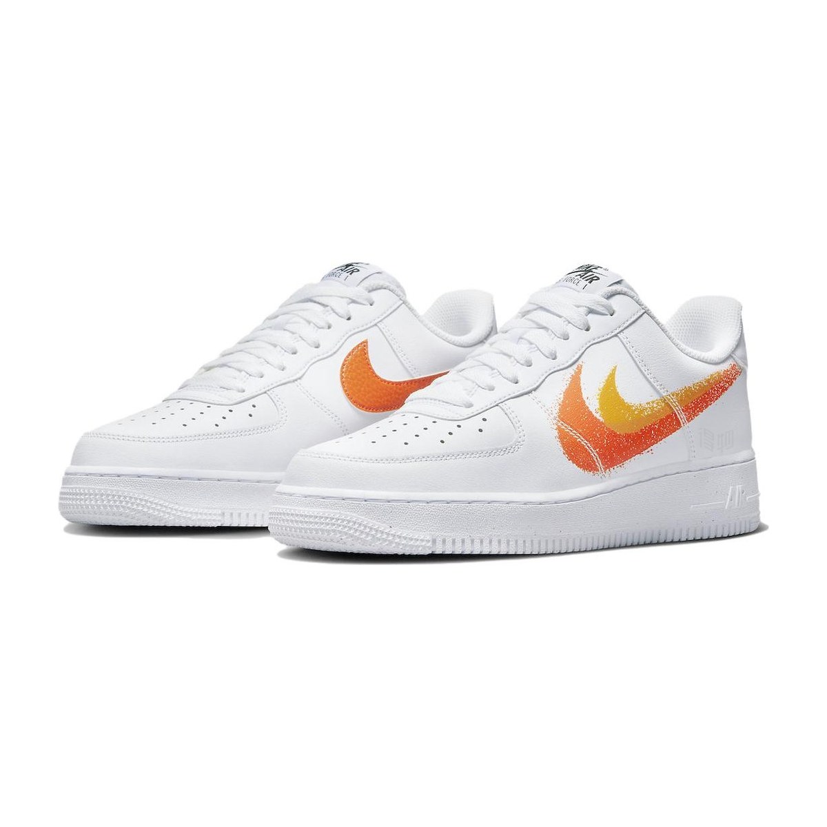 Nike Air Force 1 Low White Orange