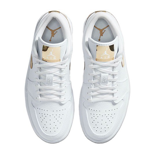 Jordan Air Jordan 1 Low White Gold