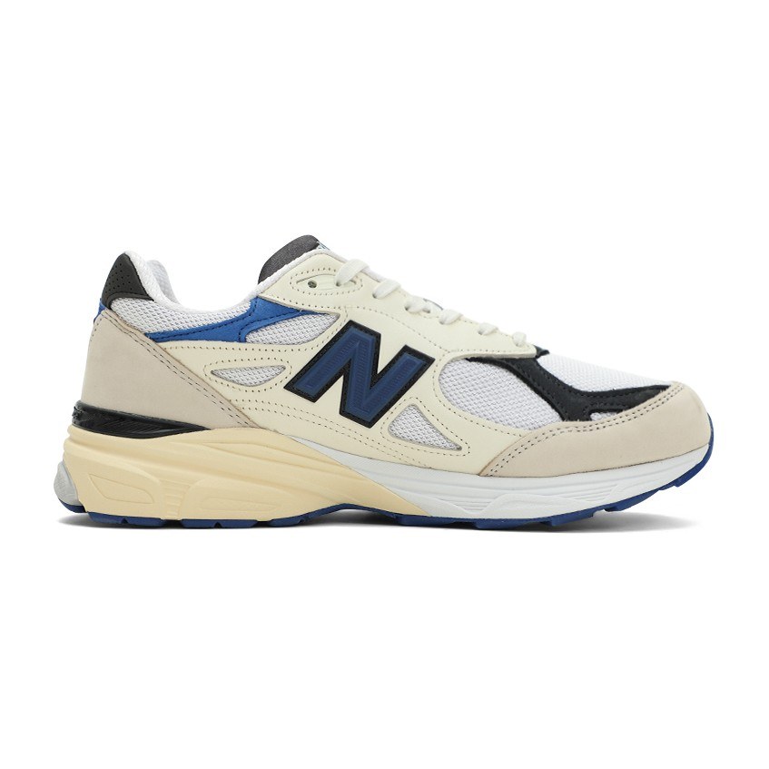 New Balance 990 V3 White Blue