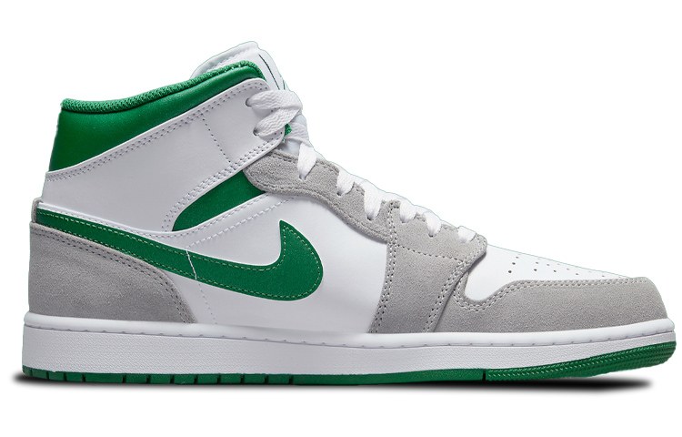Jordan Air Jordan 1 Mid White Grey Green