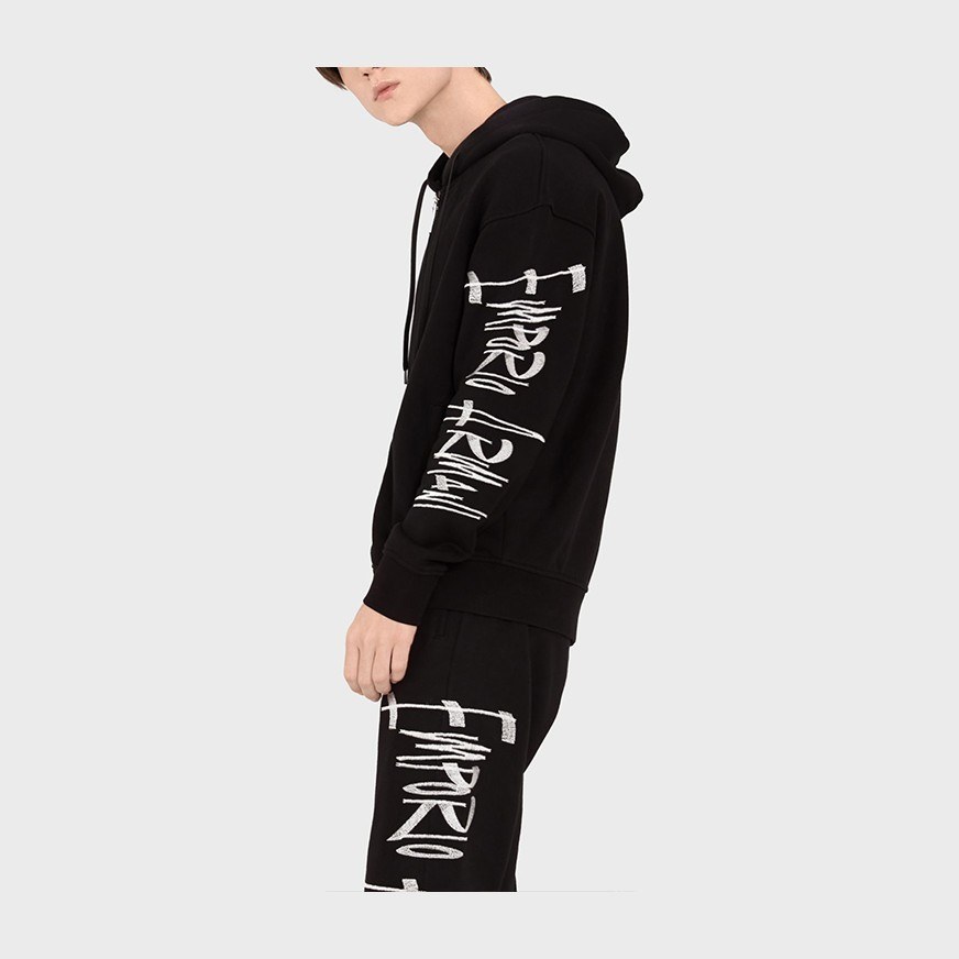 Emporio Armani FW21 Capsule Hoodie Black