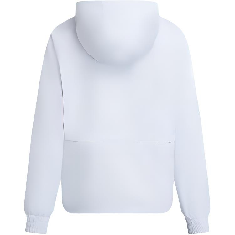 Emporio Armani EA7 SS24 Logo Hoodie Jacket White