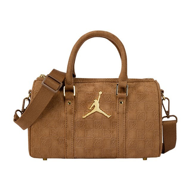 Jordan Monogram Boston Bag Light Brown