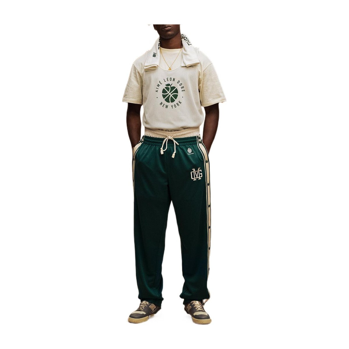 New Balance x Aime Leon Dore Warm-Up Pants Green