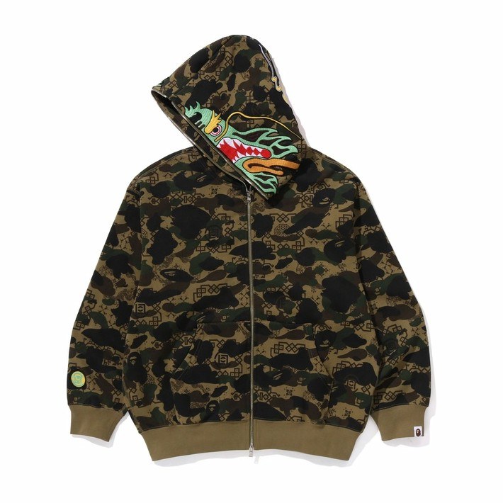 BAPE x CLOT SS25 Camo Hoodie